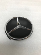 Load image into Gallery viewer, SET OF 4 BLACK Mercedes Benz Center Caps 2204000125 46578b16