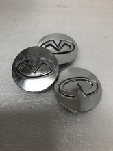 Load image into Gallery viewer, SET OF 3 Infinity SILVER 40343-1CA4A CENTER CAP