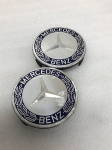 SET OF 2 CENTER CAPS Mercedes Benz A1704000025 (75 MM)