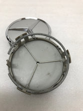 Load image into Gallery viewer, SET OF 2 Mercedes Benz SILVER Center Caps 2204000125 (75 MM)