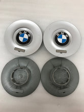 Load image into Gallery viewer, SET OF 4 BMW SILVER Center Caps 36131178728 51 MM ad85dfac