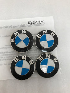 Set of 4 BMW Wheel Center Cap 68mm Genuine 36136783536